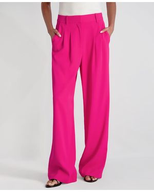 French Connection Harrie Wide Leg Suiting Pants - Pink