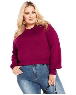 Avenue Peyton Sweater - Red