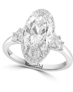 Effy Lab Grown Diamond Oval (3-7/8 Ct. T.w. - White