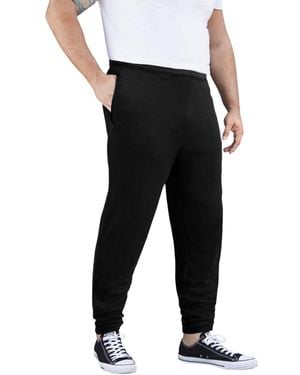 Kingsize Big & Tall Jersey jogger Pants - Black