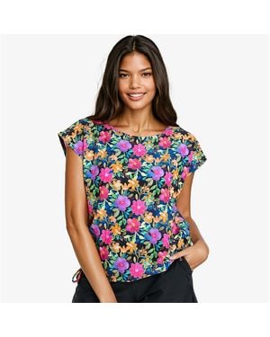 Calypsa Daphne Loose Swim Top - Blue