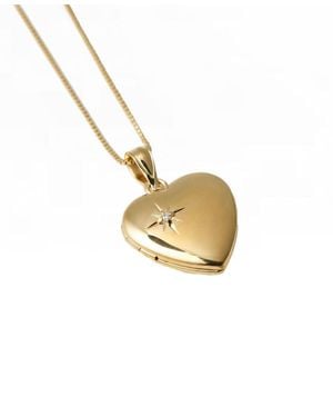 The M Jewelers Photo Locket Necklace - Metallic