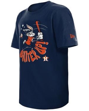 KTZ Big Boys And Girls Houston Astros Looney Tunes T-shirt - Blue