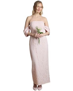 Coast Bardot Neck Short Sleeve Maxi Dress - White