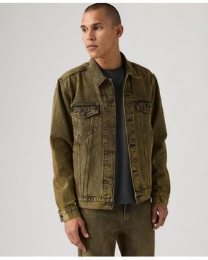 Levi's Regular Fit Stretch Denim Trucker Jacket - Green