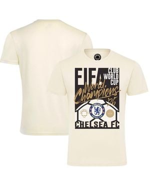 Sportiqe And Chelsea 2025 Fifa Club World Cup Champions T-shirt - White