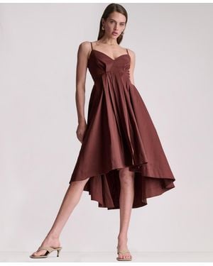 BCBGMAXAZRIA Sweetheart Midi Dress - Red