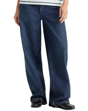GOOD AMERICAN Vintage Wide High-waisted Jeans - Blue