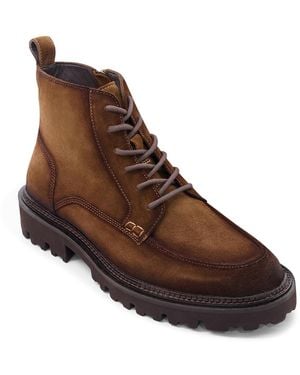 Anthony Veer Everest Lace-up Moccasin Boots - Brown