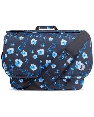 J World Thomas 16" Messenger Bag With Laptop Sleeve For School And Travel - Blue