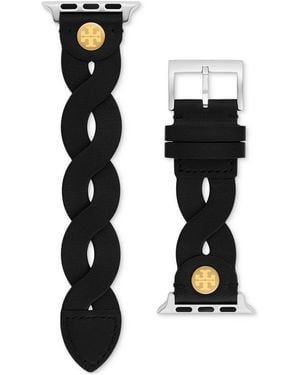 Tory Burch Miller Braided Band For Apple Watch - Black