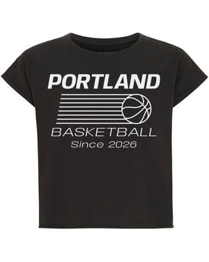 Sportiqe Portland Fire Athletic Club Collection Alana T-shirt - Black