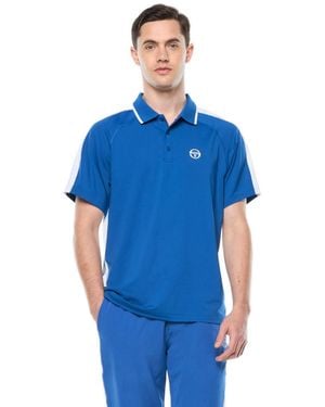 Sergio Tacchini Trattino Performance Short-sleeve Polo - Blue