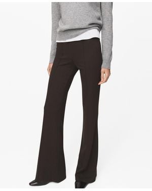 Mango Seam Detail leggings - Gray