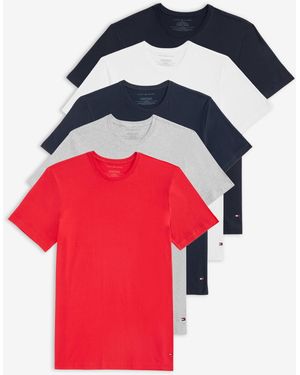 Tommy Hilfiger Cotton Classic Crewneck T-shirts - Blue