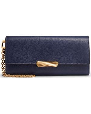Donna Karan Amagansett Flap Wallet - Blue
