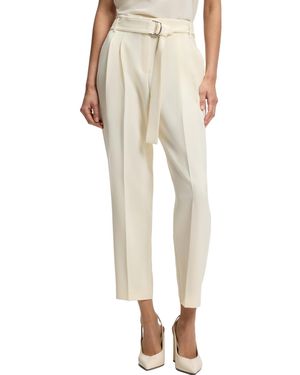 BOSS Boss By Japanese Crepe Tapered-fit Pants - Natural