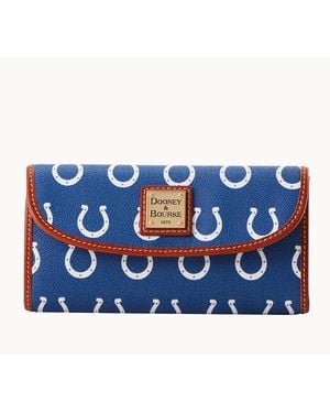 Dooney & Bourke Indianapolis Colts Team Color Continental Clutch - Blue