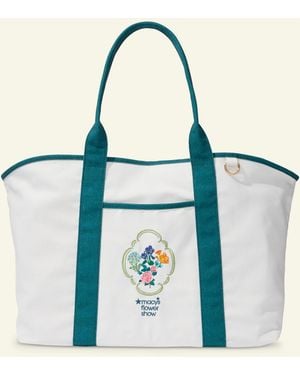 Macy's Oversized Market Tote - Blue