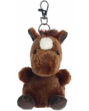 Aurora Mini Truffle Horse Palm Pals Adorable Clip-on 4" - Brown