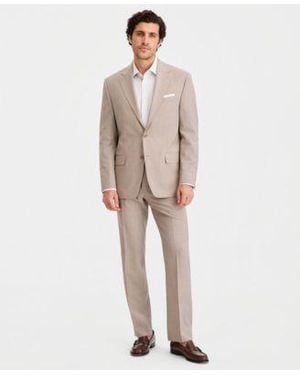 Michael Kors Classic Fit Wool Blend Suit Separates - Natural