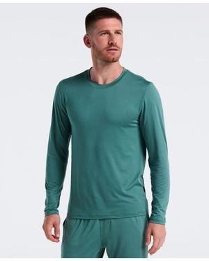 Perry Ellis Deluxe Touch Knit Crewneck Shirt - Green