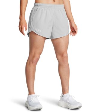 Under Armour Ua Fly-by Heather 3" Shorts - White