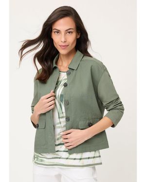 Olsen Mixed Media Jacket - Gray