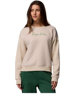 Columbia Oregon Ducks Collegiate Hart Mountain Quilted Sweatshirt - Green