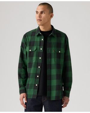 Levi's Classic Worker Long Sleeve Shirt, - Green