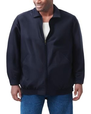 Kingsize Big & Tall Classic Water-resistant Bomber - Blue