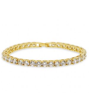 BEN ONI Simona Tennis Anklet - Metallic