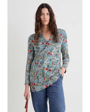 Seasalt Cornwall Moon Window Top - Blue