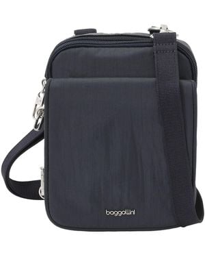 Baggallini Journey Anti-theft Mini Crossbody Handbag - Blue