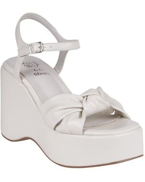 Gc Shoes Analia Platform Wedge Sandals - White