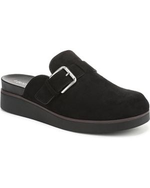 LifeStride Gillian Square Toe Mule Clogs - Black