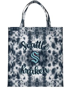FOCO Seattle Kraken Script Wordmark Tote Bag - Blue
