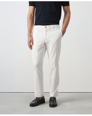 Mango Prato Cropped Tapered Chino Pants - Black