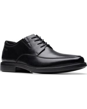 Clarks Cosgrove Square Toe Apron Dress Shoes - Black