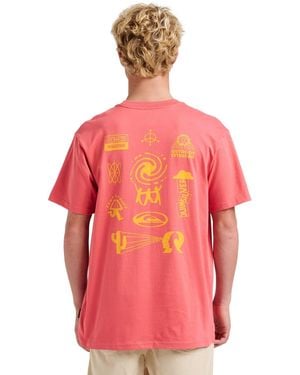 Quiksilver All Welcome T-shirt - Pink