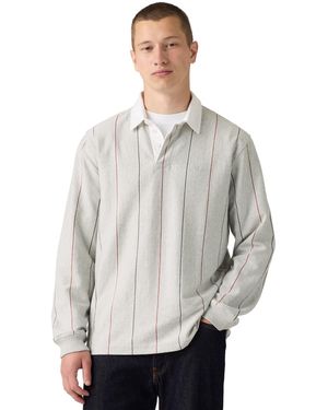 Levi's Union Rugby Long-sleeve Polo Shirt - Gray