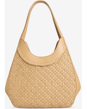 Style & Co. Whip-stitch Soft 4-poster Tote - Natural