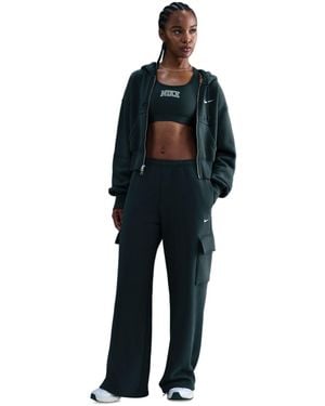Nike Phoenix Fleece Cargo Sweatpants - Blue