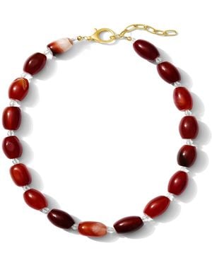 ALV Jewels Red Beaded Necklace