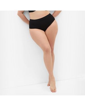 City Chic Luxe Microfibre 3 Pack Hi Brief - Black