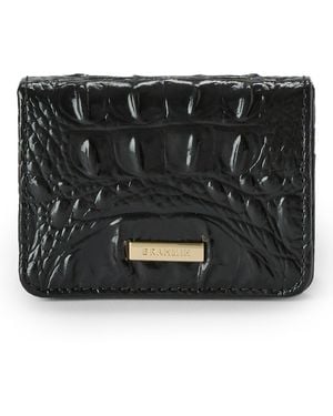 Brahmin Clementine Melbourne Snap Flap Wallet - Black