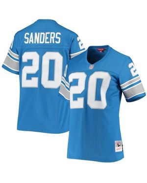 Mitchell & Ness Barry Sanders Detroit Lions 1996 Legacy Replica Jersey - Blue