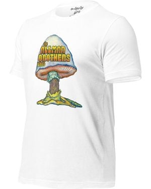 Section 119 And The Allman Brothers Band Color Mushroom Tri-blend T-shirt - White