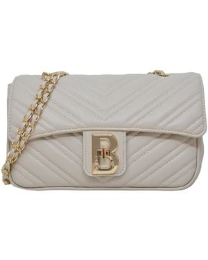 Bebe Rain Leather Shoulder Bag - Gray