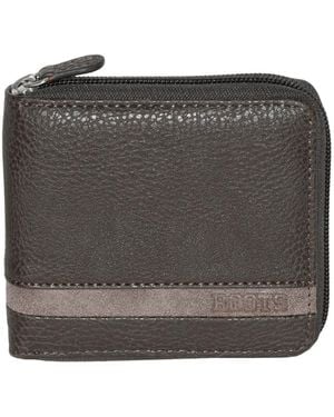 ROOTS Men Zipper Around Wallet With Center Wing - Black